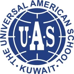 The Universal American School Kuwait logo