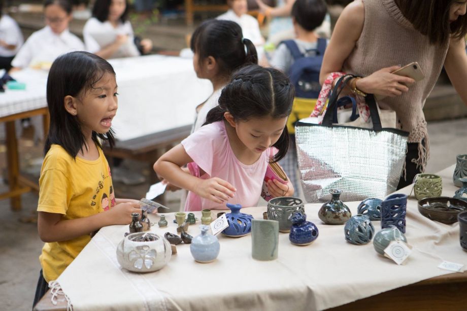 Ceramics at Students Art Market