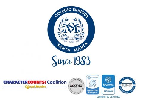 Colegio Bilingüe Santa Marta logo